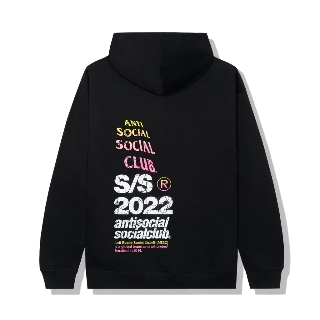 DS SS22 Anti social social Club link in bio Black hoodie M