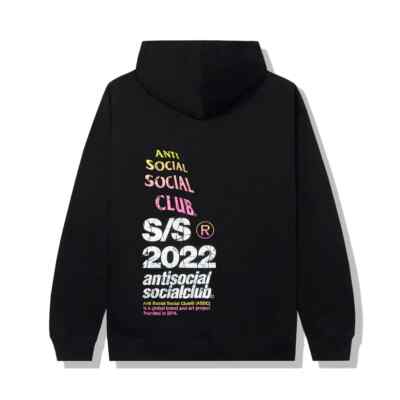 DS SS22 Anti social social Club link in bio Black hoodie M