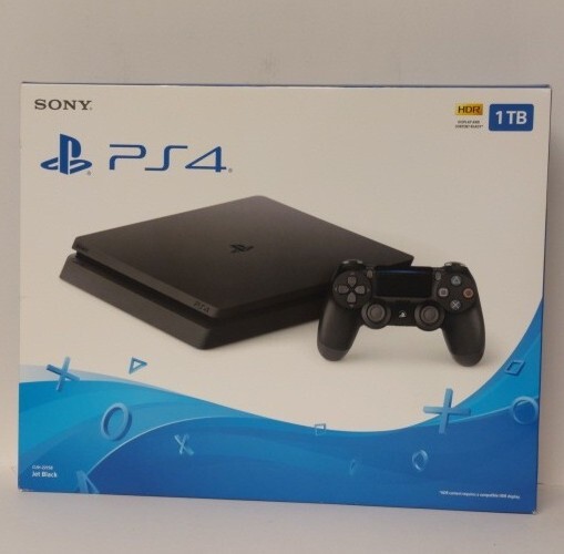 BRAND NEW SEALED!! Sony PlayStation 4 Slim 1TB Jet Black PS4 Console - CUH-2215B