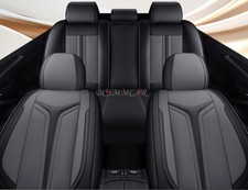 5 Seats Car Seat Cover Pu Leather Front Rear Chair Protector Cushion Non-slip 5 Seats Car Seat Cover Pu Leather Front Rear Chair Protector Cushion Non-slip