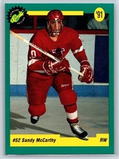 1991 Classic Draft Picks Sandy McCarthy Rookie Calgary Flames RC #42
