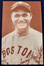 1980 Exhibit Baseball Jimmy Fox  Boston HOFer