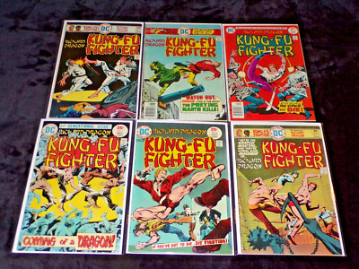 RICHARD DRAGON KUNG-FU FIGHTER 1 2 3 4 9 13 DC COMICS 1975 LOT COLLECTION