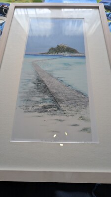 St Michaels Mount print by Malcolm Bowine