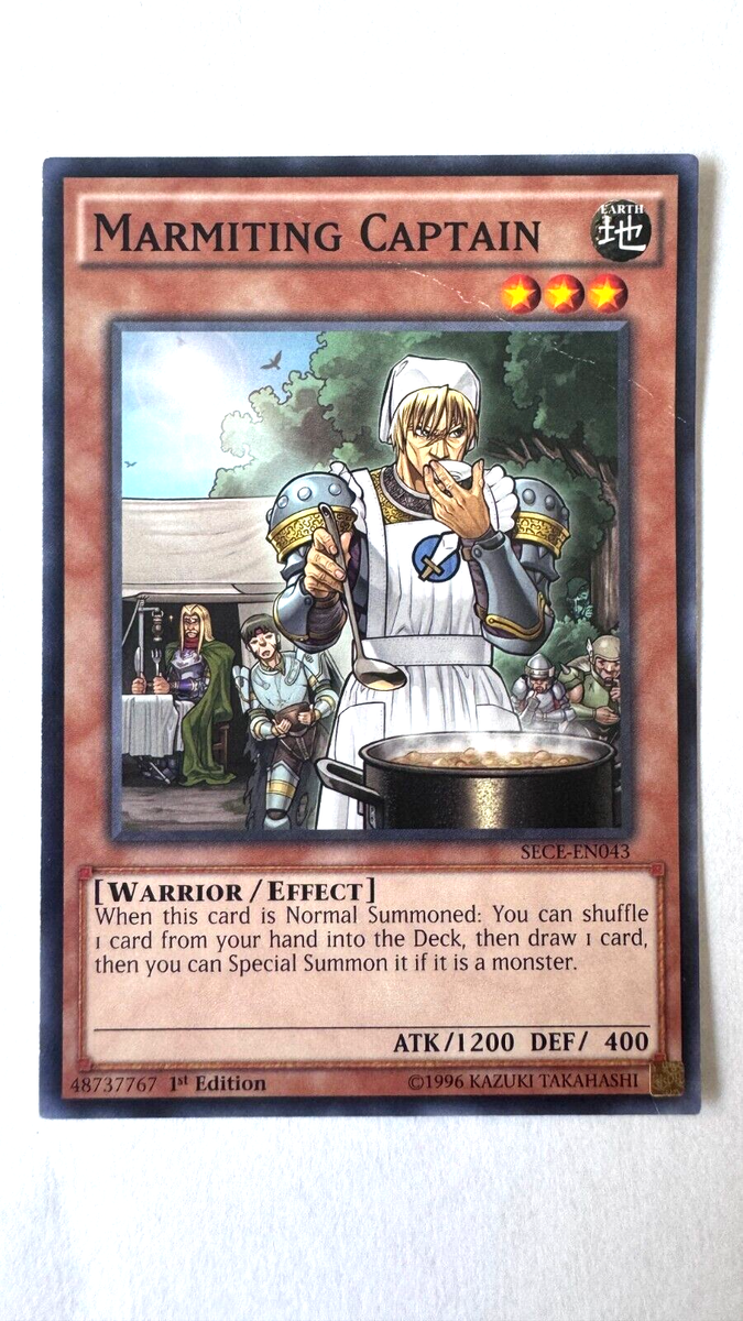 trimming cards yugioh Marmiting Captain - SECE-EN043- Common - 1st Edition -Damaged Yugioh! The cuts/centering on my DUNE