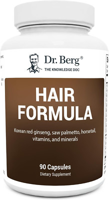 Hair, Skin & Nails Vitamins - Biotin, Saw Palmetto, DHT Blocker & Trace Minerals