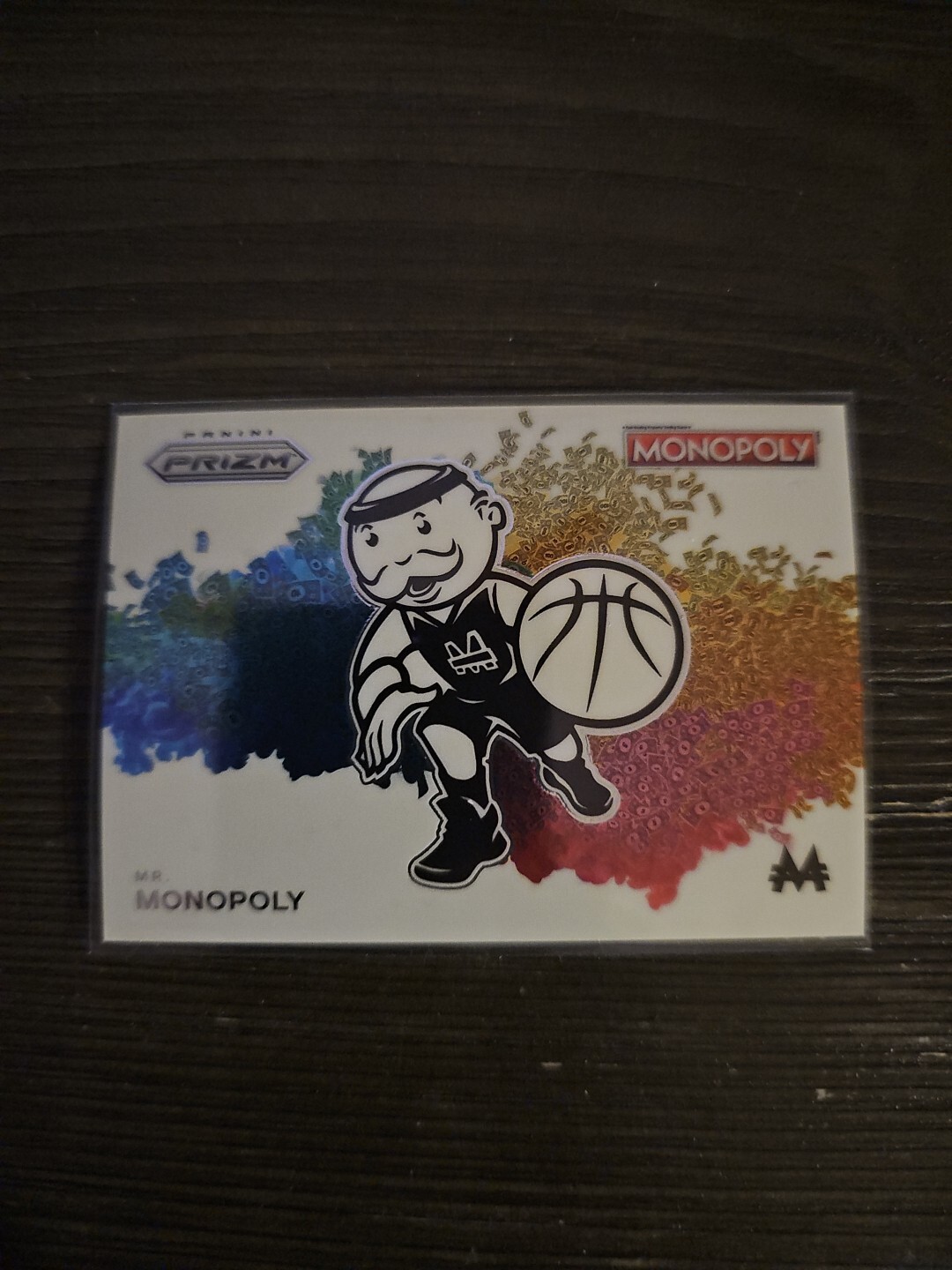2023-24 Monopoly Prizm Basketball MR. MONOPOLY COLOR BLAST SSP Case HIT # MB-24