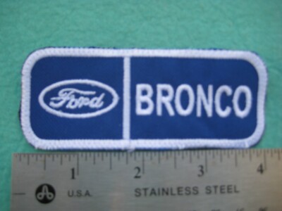 Ford Bronco Service  Parts Dealer  Off Road Racing Uniform Hat Patch