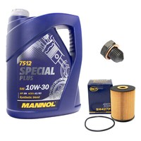MotoröL ÖLfilter SH427P 10W30 5 Liter + ÖLablassschraube FüR Audi 80 VW Jetta