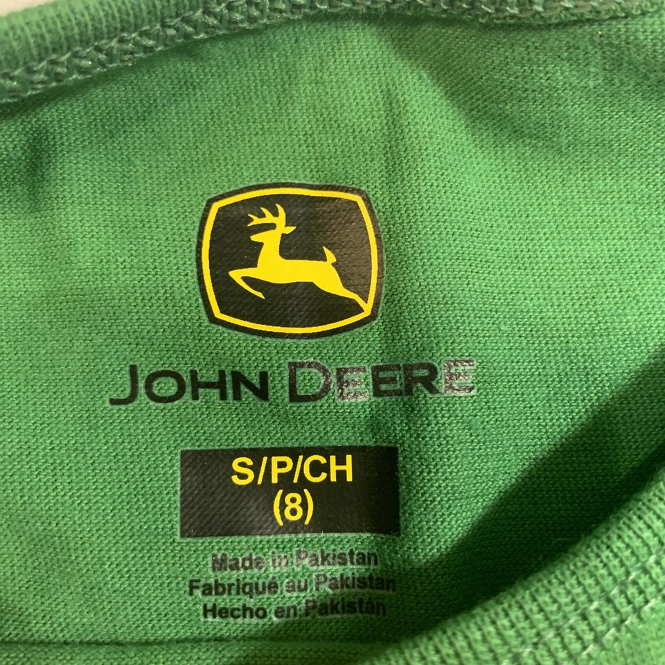 JOHN DEER shirt  Youth Long sleeve Shirt Size Small (8) NEW - Image 3 of 4