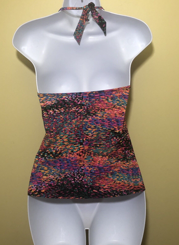 Spanx Love Your Assets By Sara Blakely Glamour Ruffle Tankini Swim Top Small - Picture 5 of 15