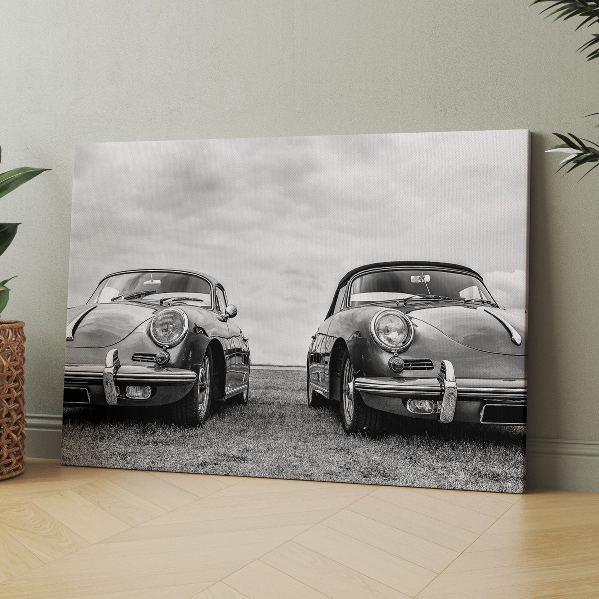 Two Porsche Speedsters Classic Vintage Cars Porsche 911 Canvas