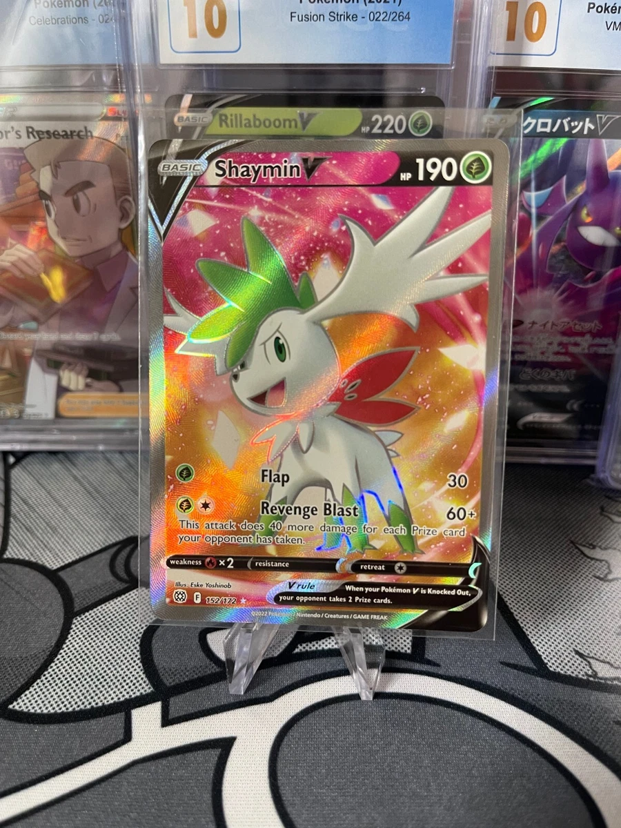 Shaymin V Full Art Rare - 152/172 Brilliant Stars - Pokemon TCG - Mint/NM