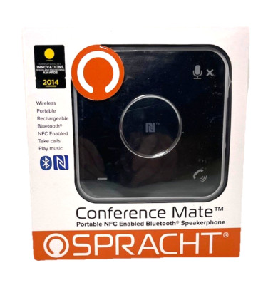 Spracht MCP3020 Conference Mate Bluetooth Wireless & USB Speaker ~ White