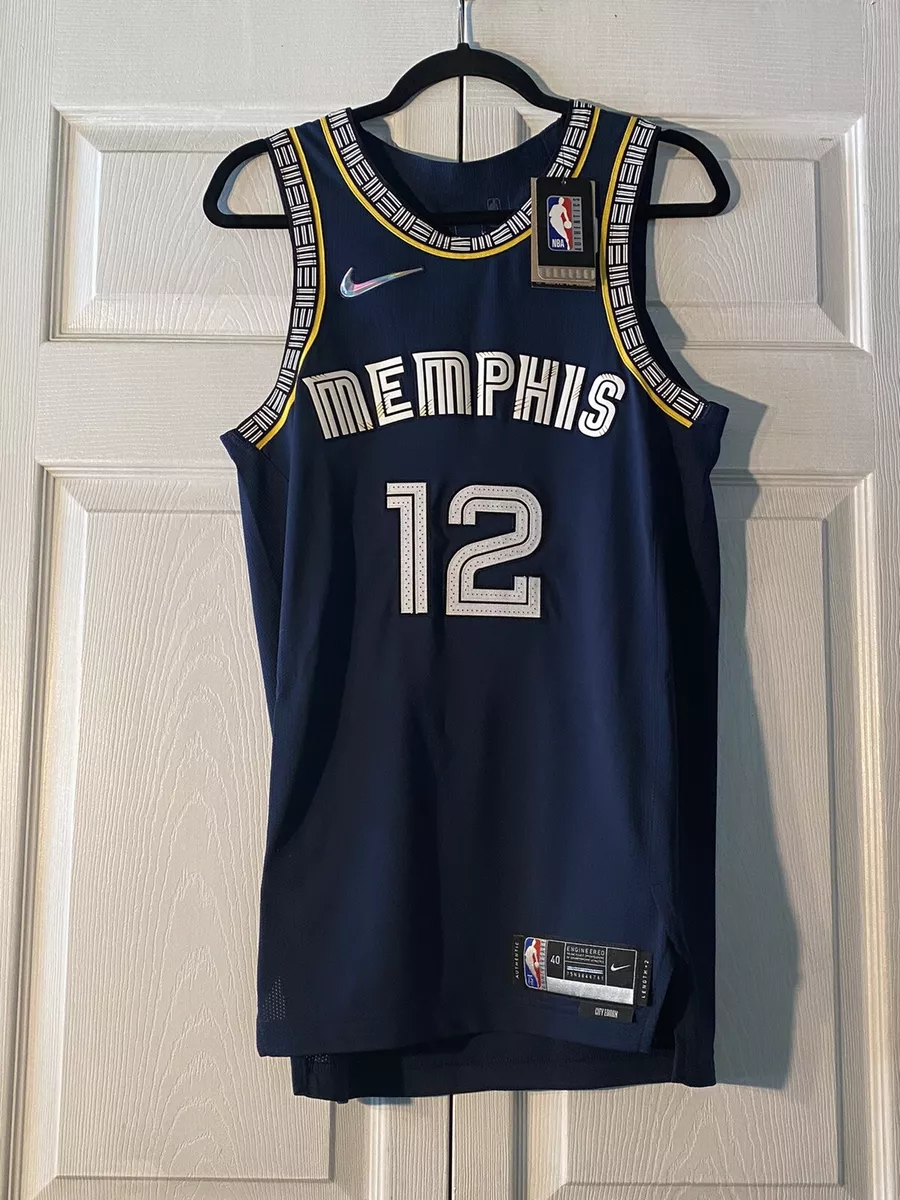 Men's Nike Ja Morant Navy Memphis Grizzlies Select Series Rookie of the  Year Swingman Team Jersey