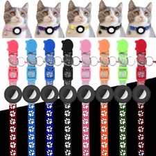 For Cat Puppy Adjustable Bell With Dog Reflective Nylon kitten Small Collar Pet