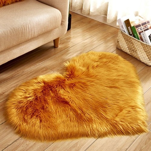 Decorative Carpets Plush Carpet Long Hair Imitation Wool Pad Home - Picture 21 of 22