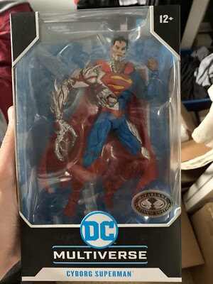 McFarlane DC Multiverse Cyborg Superman (New 52) 7 in Platinum Chase ...