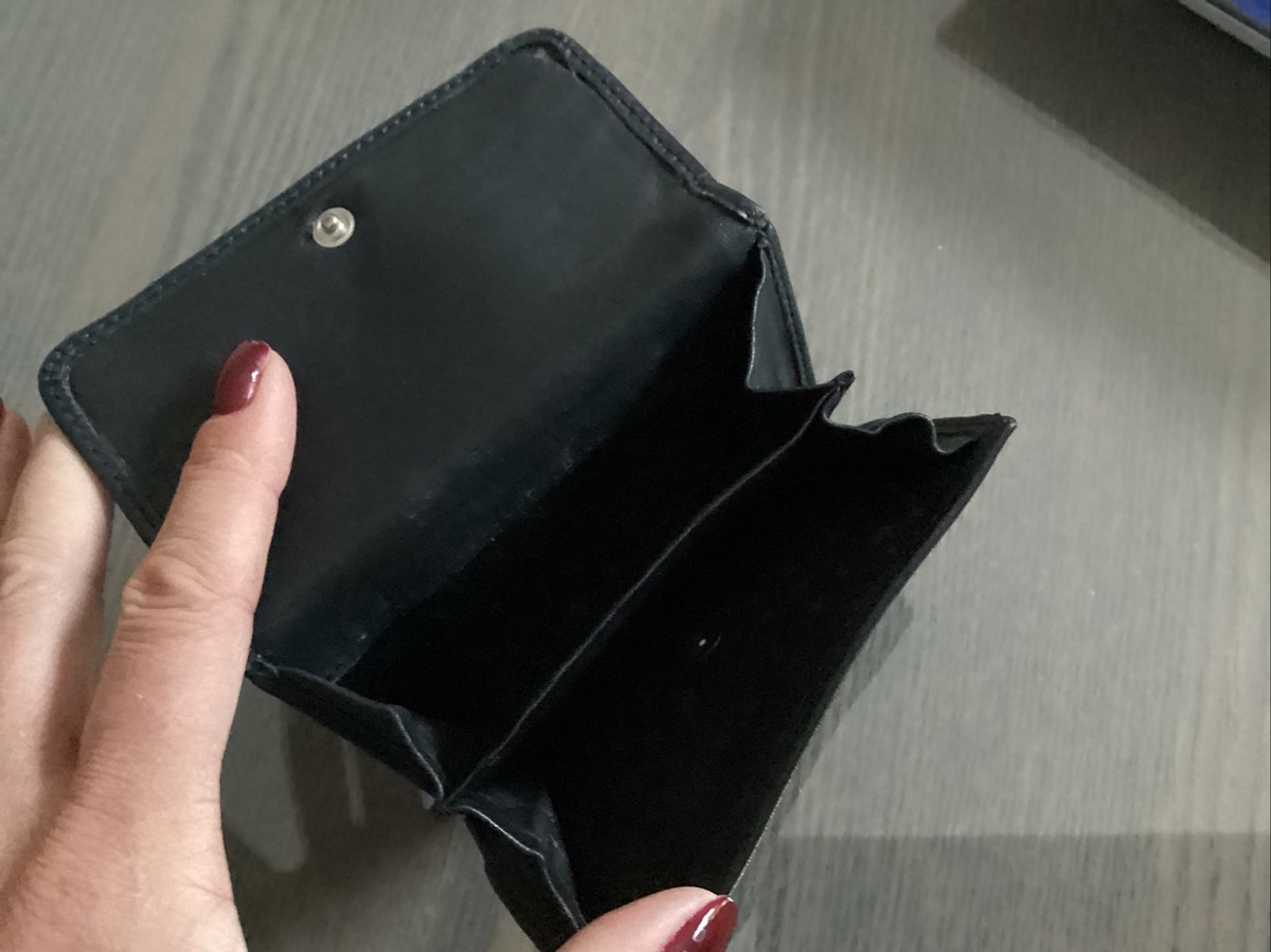 Porte-cartes/porte-monnaie THIERRY MUGLER En Cuir Noir – Occasion En Bon état