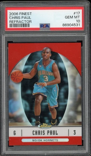 2006 Topps Finest Refractor #17 Chris Paul PSA 10 GEM MINT