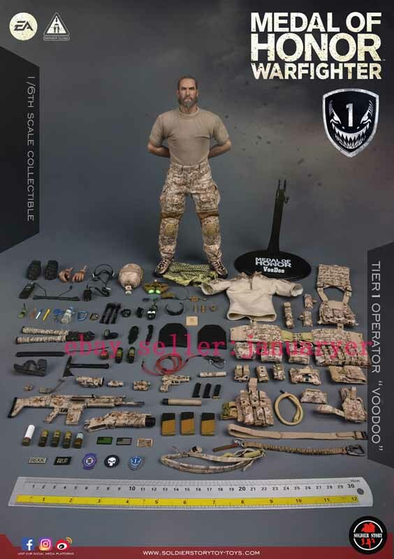 Soldier Story Ss106 1/6 Medal Of Honor Warfighter Navy Seal Soldier Story Ss106 1/6 Medal Of Honor Warfighter Navy Seal