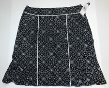 Women's Uniform John Paul Richard Lined Petite Skirt Size 12P NWT nn30 