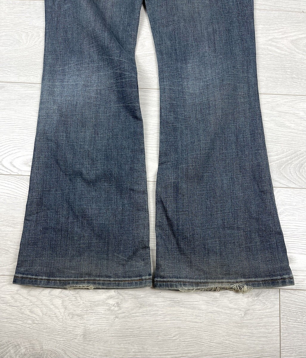 パンツ archive grunge Levi's flare denim pants archive flare damage denim pants LL y2k