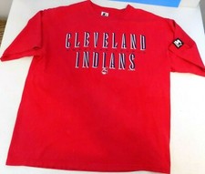 Vintage Starter Cleveland Indians Chief Wahoo Men's T-Shirt XL Red 1997 MLB USA