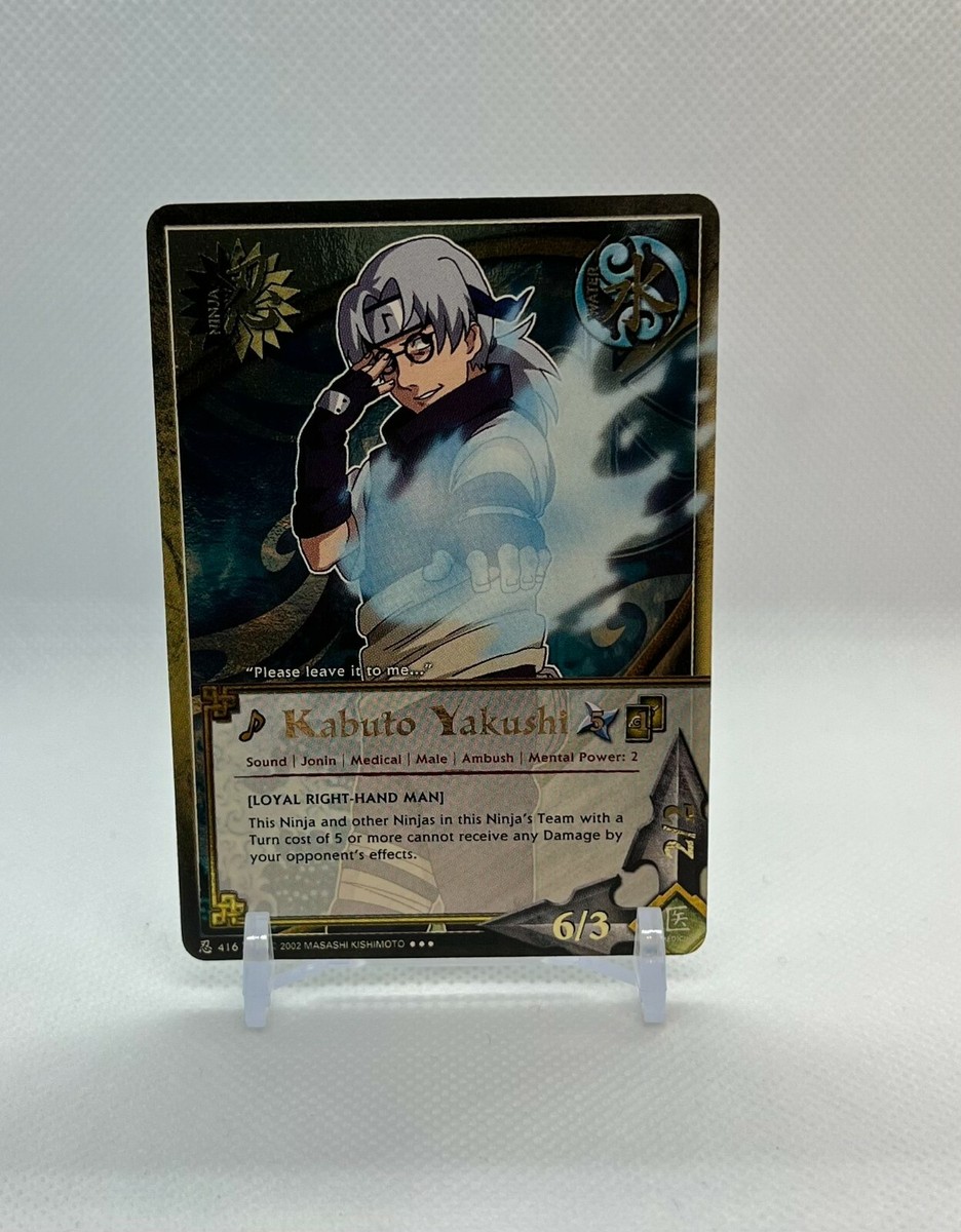 Naruto CCG - Kabuto Yakushi - N-416 - Super Rare - 1st Edition