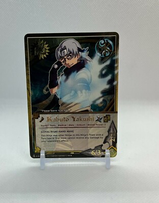 Naruto CCG - Kabuto Yakushi - N-416 - Super Rare - 1st Edition - Foil