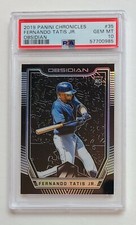 RARE Fernando Tatis Jr. 2019 Panini Chronicles Obsidian #35 RC Rookie PSA 10