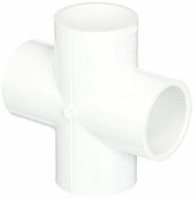 Genova Products 34414 PVC Sch. 40 Cross, 1-1/4"