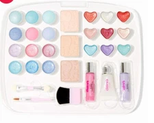 Claire's Club Makeup Kit Stylish Durable Eyeshadow Lip Gloss Blush and More Nib