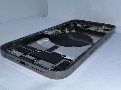 Apple iPhone 12 Pro Max Genuine OEM Back Housing Graphite Back