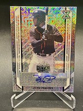 2021 Leaf Metal Draft Base Auto Silver Mojo Jairo Pomares #BA-JP1 Auto