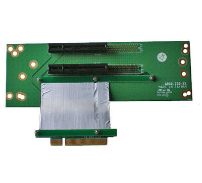 RC27332X8C7V3 2U 2-slot PCIE X8 Flexible Riser Card w/ 7cm ribbon