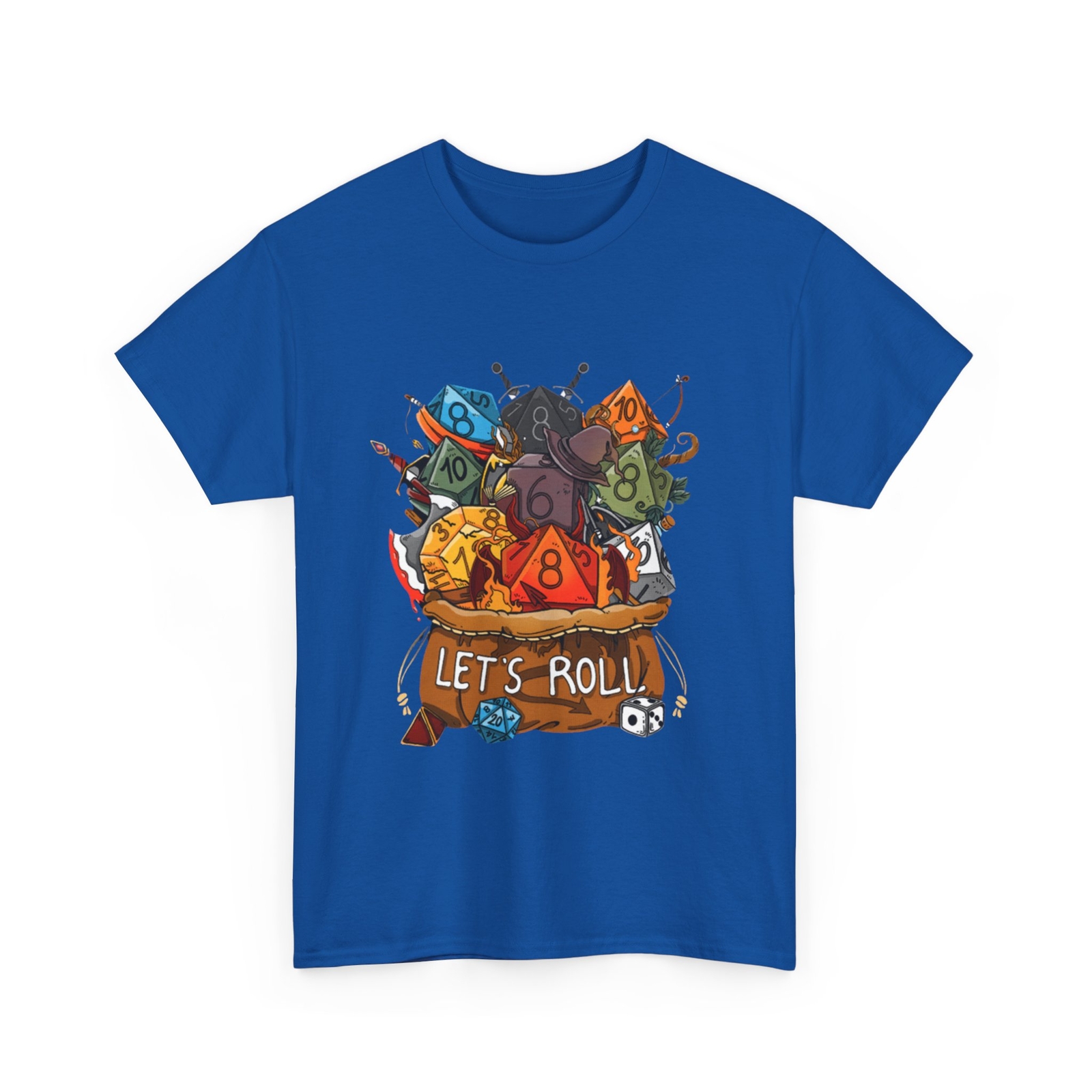 T-shirt | Roll Dice Shirt | Let's Roll Shirt | Rpg Dice Shir