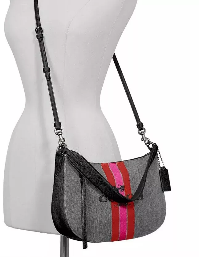 New coach COACH Horse And Carriage Jacquard Sutton Crossbody 69647