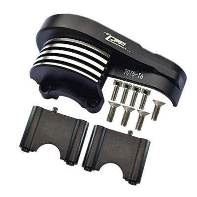 GPM Racing Aluminum 7075-T6 Main Gear Cover Black : 1/8 4WD Sledge