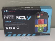 Sliding Puzzle 19 Pieces 500+ Super Slide Games Brain Teaser Portable LED Screen