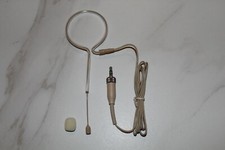 Single Earhook Headset Mic Headworn Microphone For Sennheiser Wireless Beige
