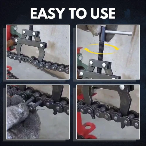 Roller Chain Tensioner Connecting Puller Holder For Motorcycle Bicycle ATV Tool - Picture 2 of 6