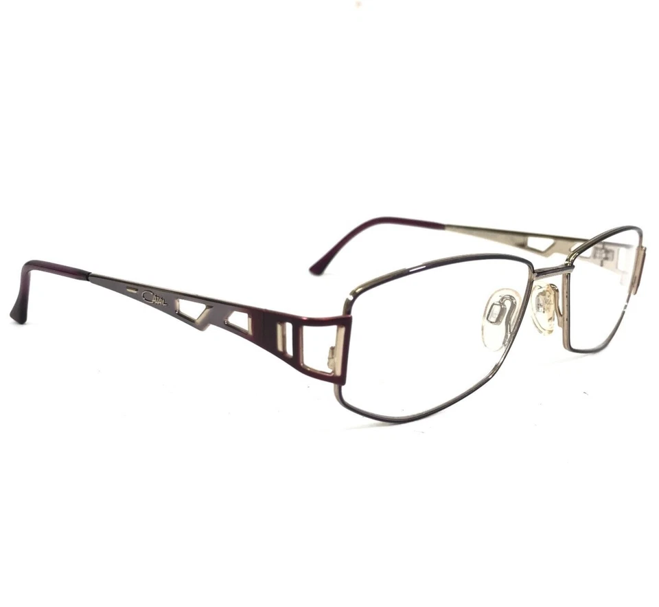 Monturas de gafas Cazal MOD.4140 COL.887 Borgoña Rojo Dorado Cuadrado 52-15-130 Foto 3 de 4