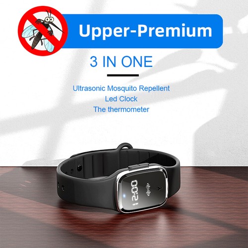 M2 Ultrasonic Mosquito Repellent Bracelet Anti Mosquito Insect Pest Wristband - Zdjęcie 10 z 11