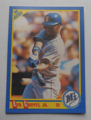 MLB KEN GRIFFEY JR Seattle Mariners 1990 Score Baseball Trading Card #560