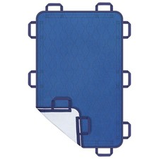 Positioning Bed Pad, 31 x 47, 10 Handles, Waterproof, Washable, Transfer, Navy