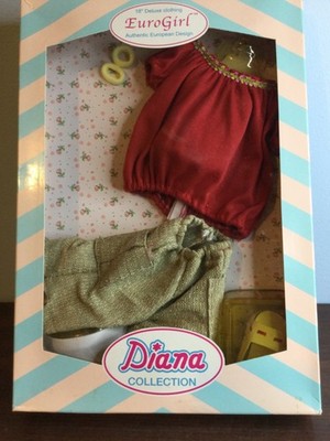 EuroGirl 18  Deluxe Clothing Diana Collection Doll Clothes By Doll Factory NIB
