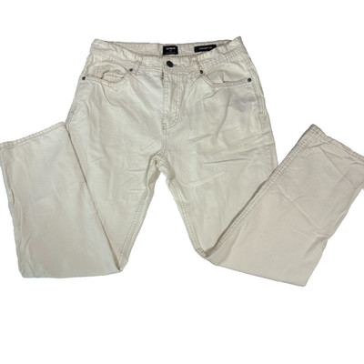 Cotton On Jeans Mens 30 White Straight Leg Denim Pants Casual Neutral Style