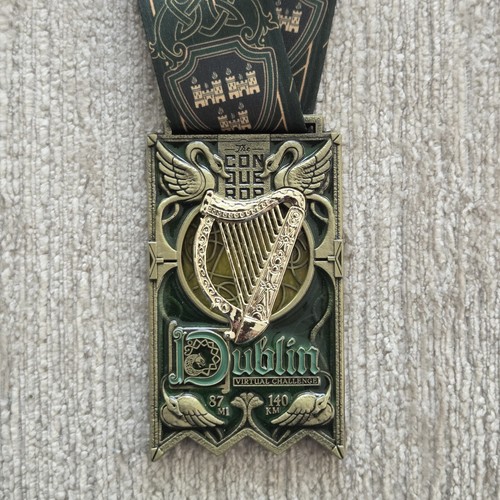 The Conqueror Virtual Challenge Conquer Medal ~ Dublin