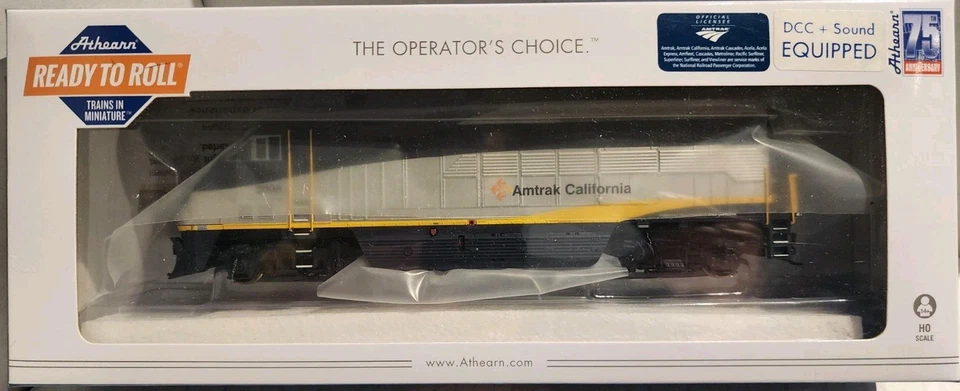 Athearn HO Scale ATH64736 F59PHI Diesel Amtrak California #2008 DCC /SOUND  - Image 2 of 4